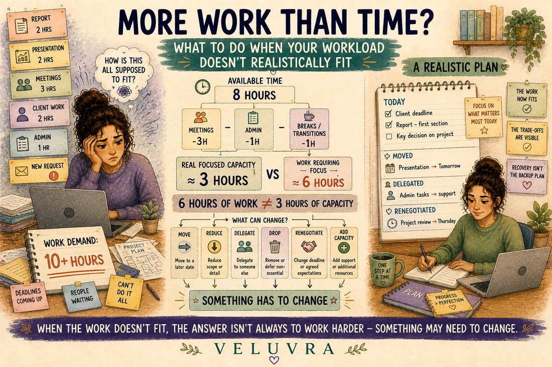 What to Do When Your Workload Is More Than You Can Realistically Manage