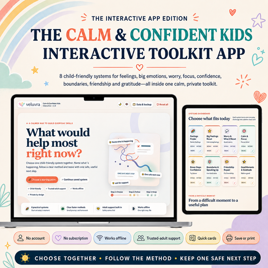 💛 Calm & Confident Kids Interactive Toolkit App