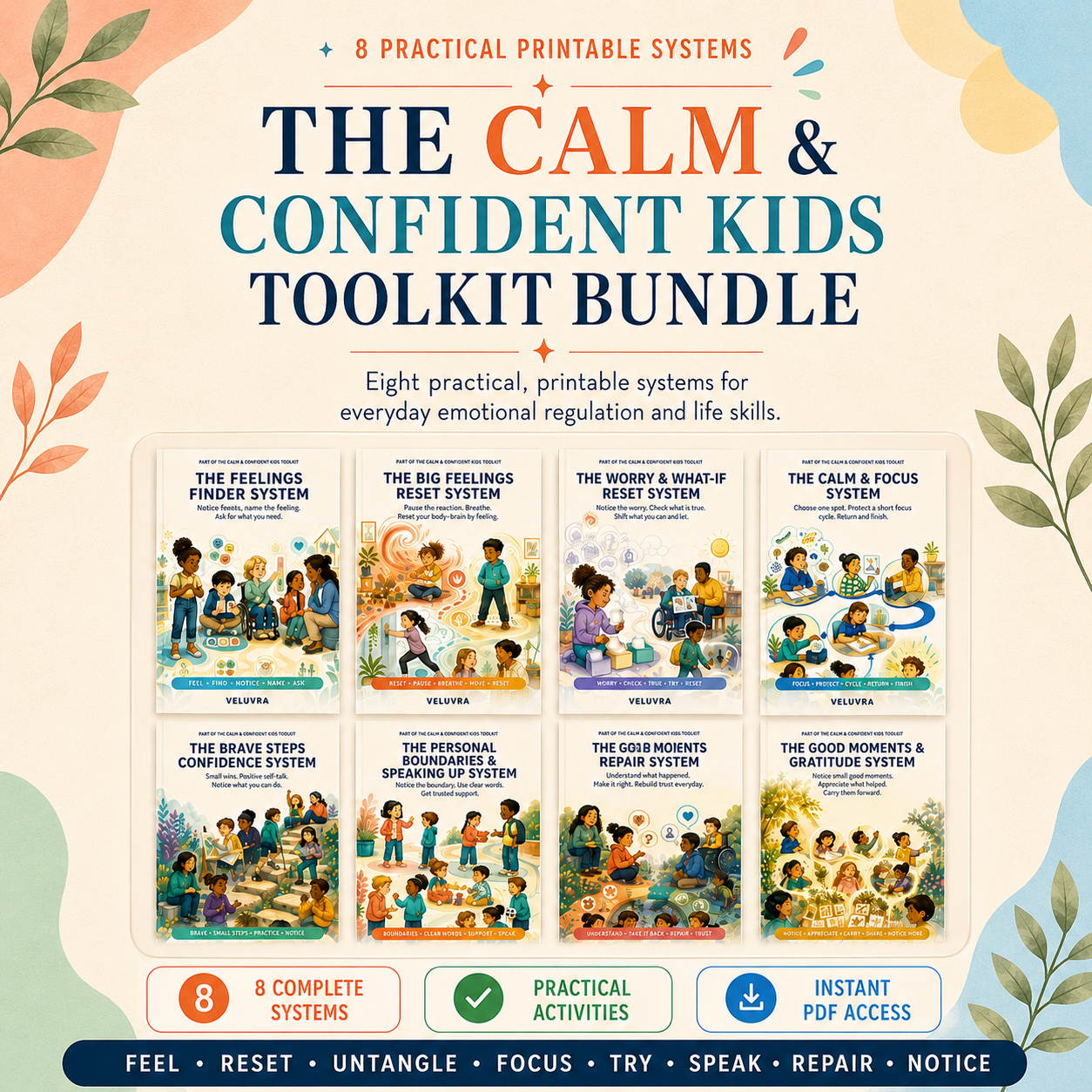 🌈📦 The Calm & Confident Kids Toolkit Bundle