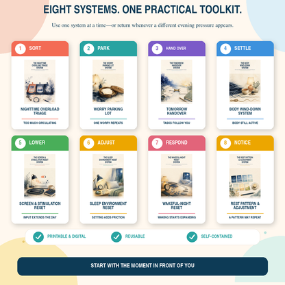 😌📦 The Evening Calm & Sleep Reset Toolkit Bundle - VELUVRA