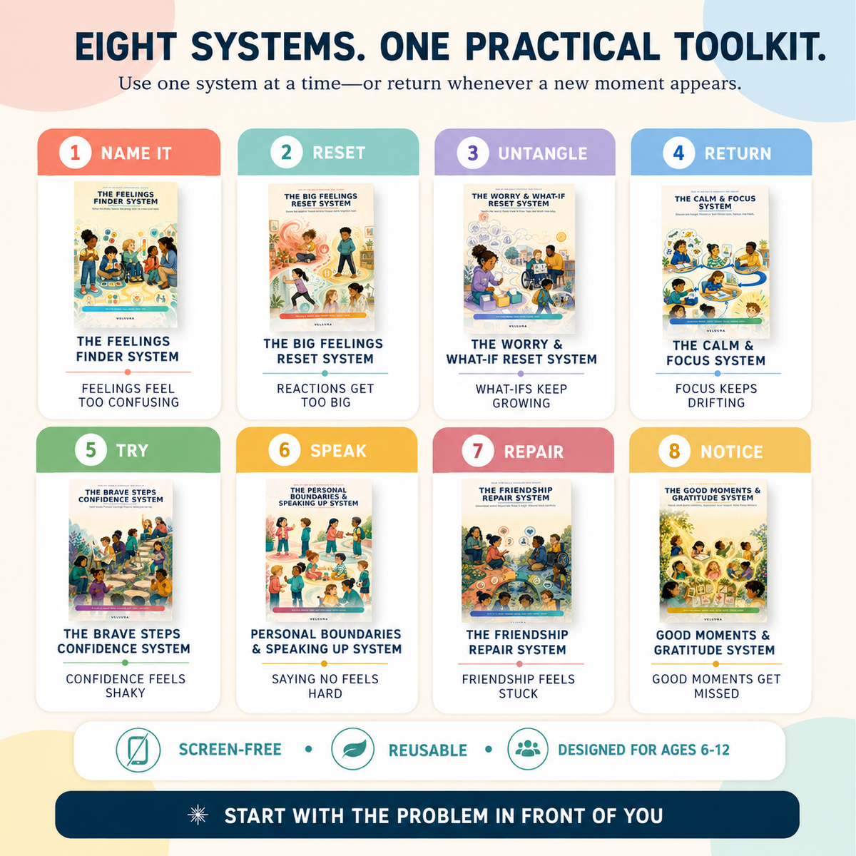 🌈📦 The Calm & Confident Kids Toolkit Bundle - VELUVRA