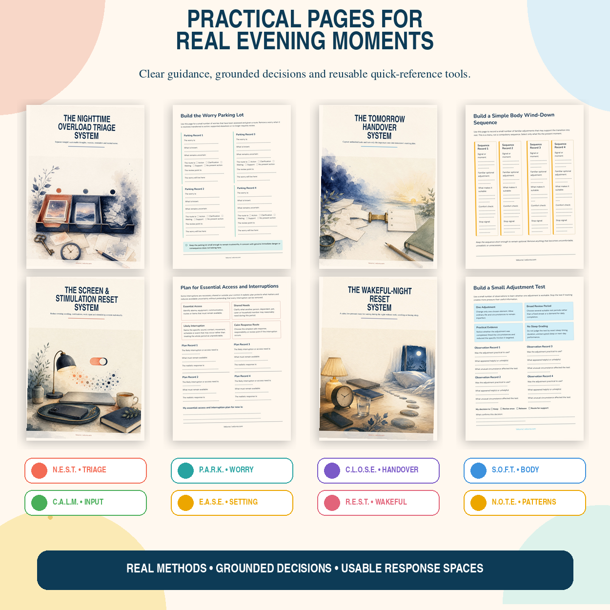 😌📦 The Evening Calm & Sleep Reset Toolkit Bundle - VELUVRA