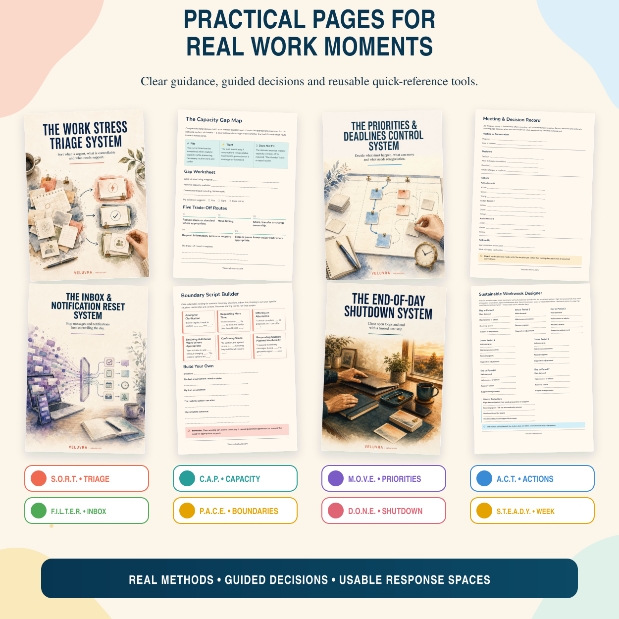 🌿💼  The Work Calm & Burnout Reset Toolkit Bundle - VELUVRA