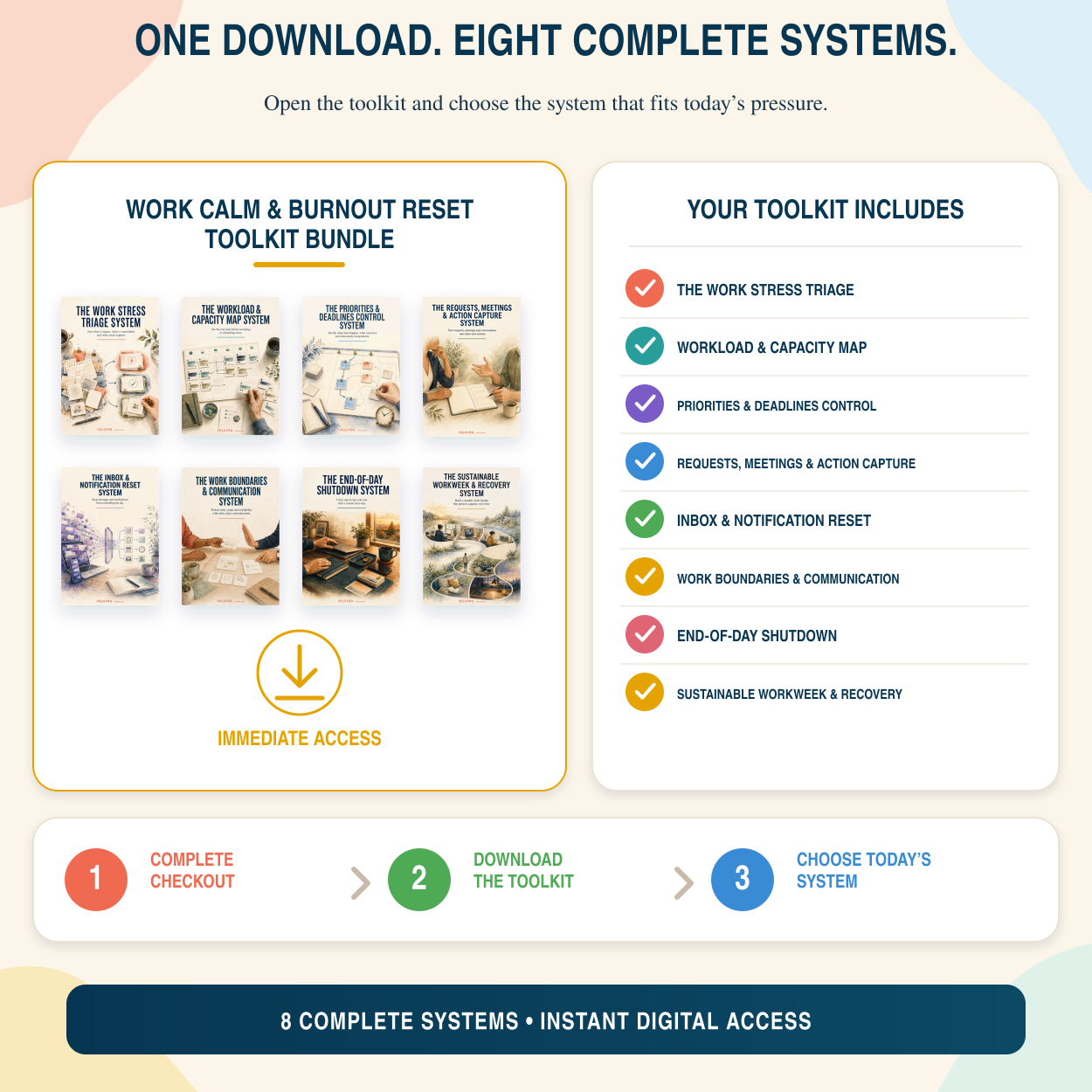 🌿💼  The Work Calm & Burnout Reset Toolkit Bundle - VELUVRA