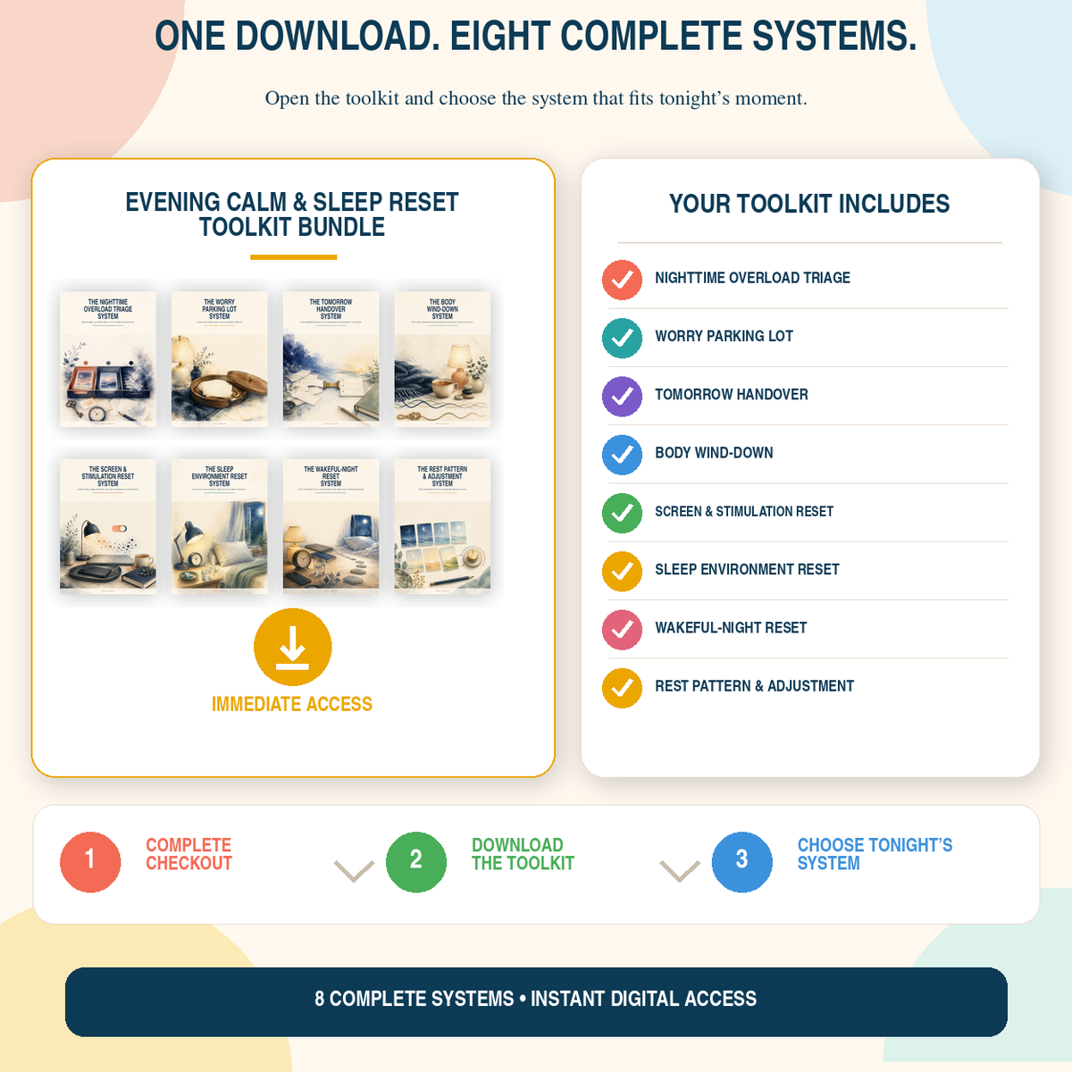 😌📦 The Evening Calm & Sleep Reset Toolkit Bundle - VELUVRA