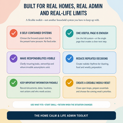 🏡📦 The Home Calm & Life Admin Toolkit Bundle - VELUVRA