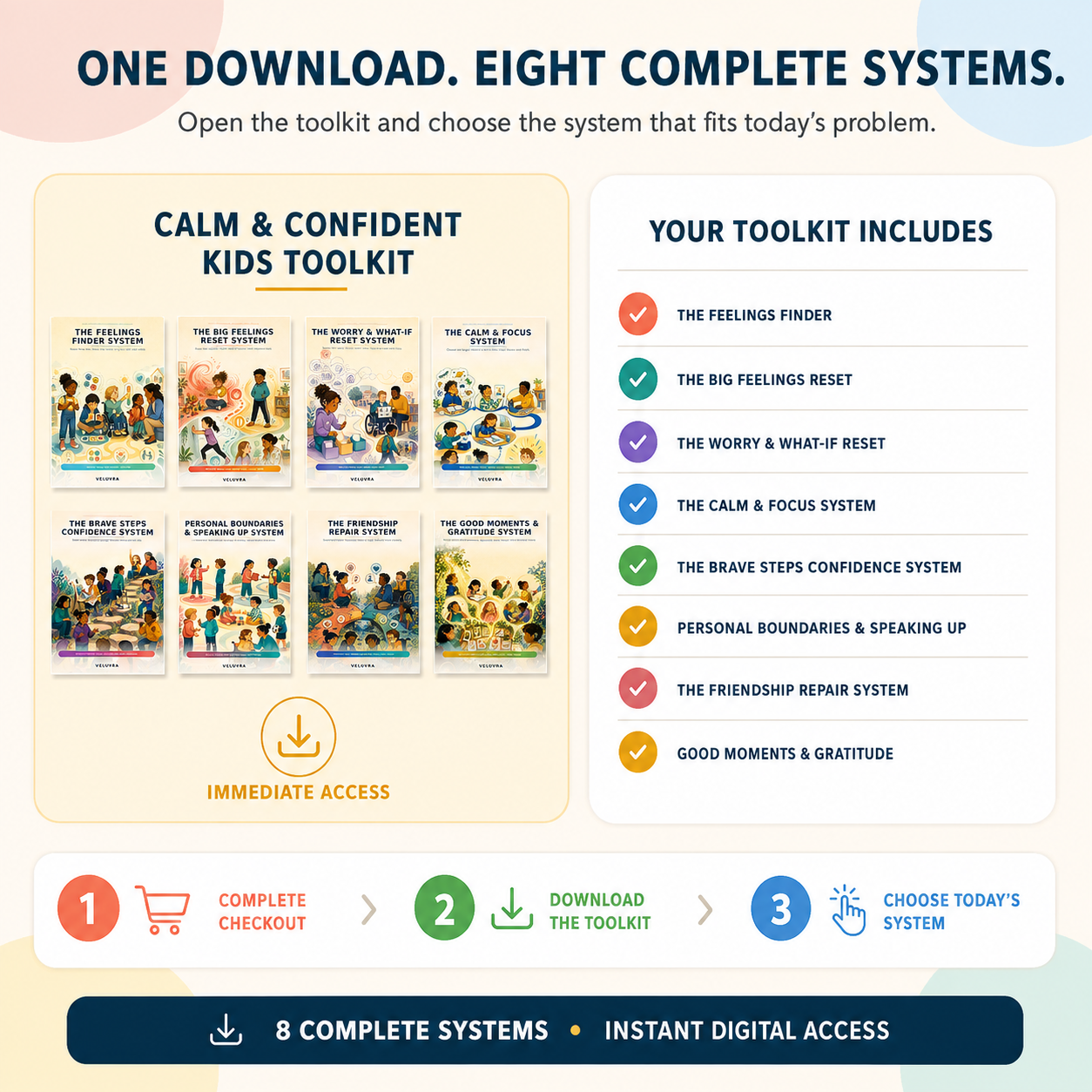 🌈📦 The Calm & Confident Kids Toolkit Bundle - VELUVRA