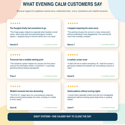 😌📦 The Evening Calm & Sleep Reset Toolkit Bundle - VELUVRA