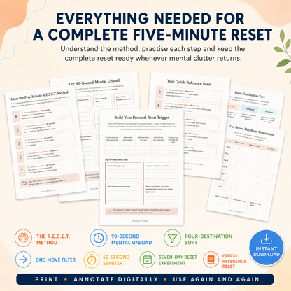 🧠 The 5-Minute Brain Reset System