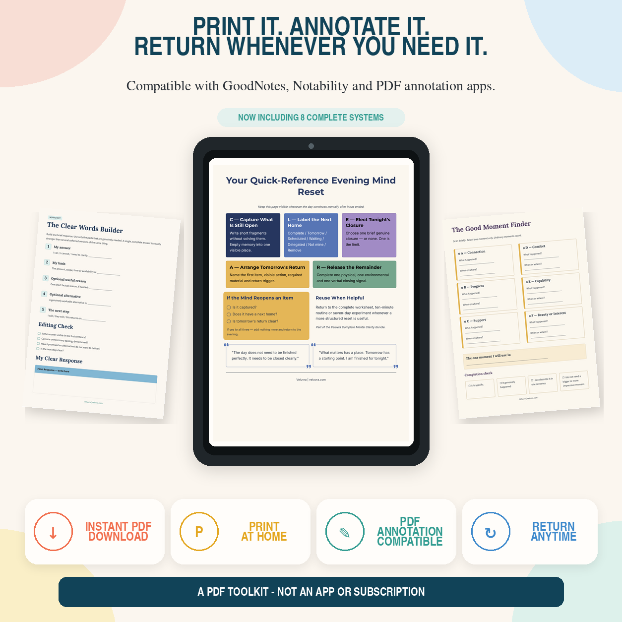 🧠📦 The Mental Clarity Toolkit Bundle - VELUVRA