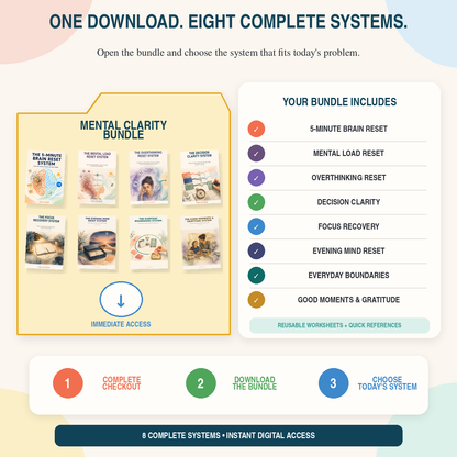 🧠📦 The Mental Clarity Toolkit Bundle - VELUVRA